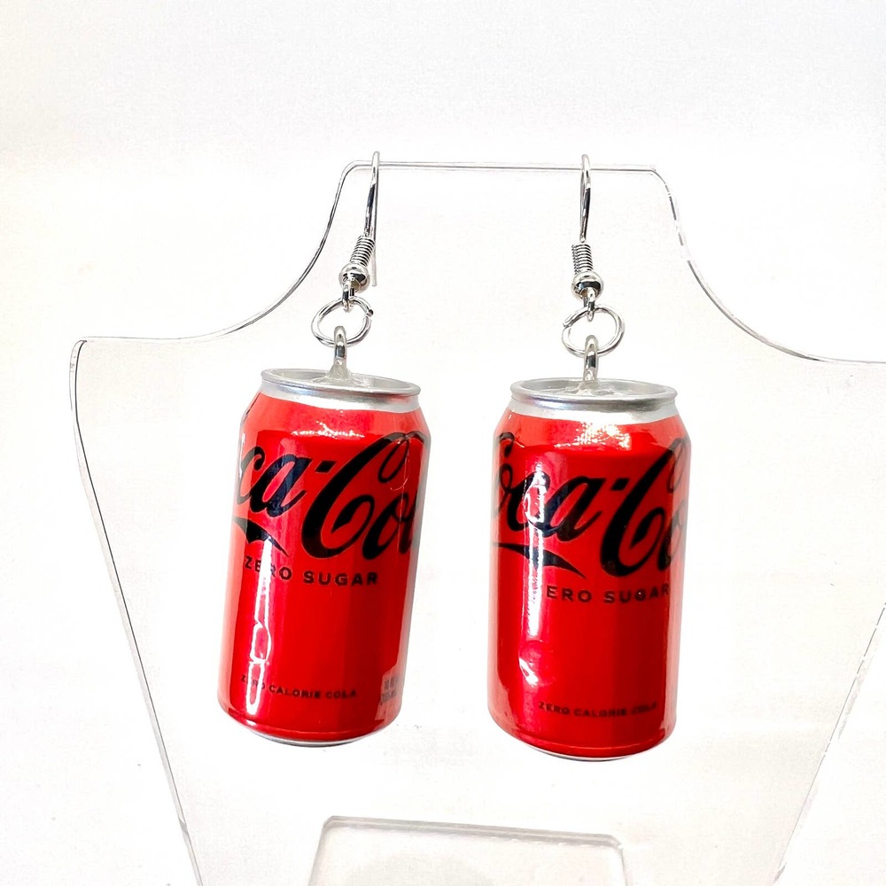Coca Cola Can Earrings - Mini Brands Earrings - Series 5 - Coke Soda Earrings